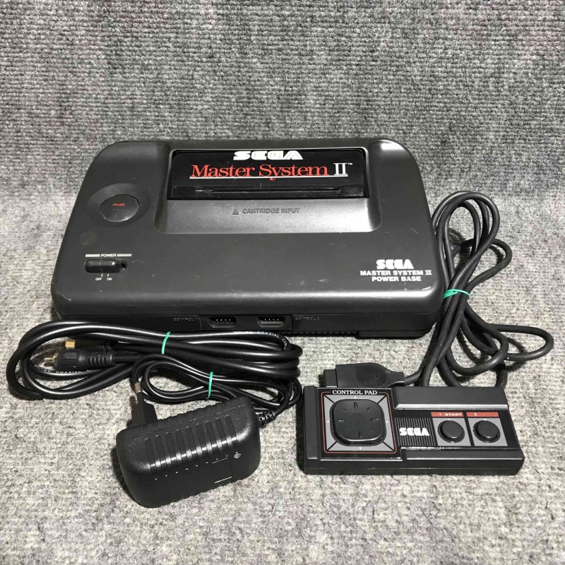 CONSOLA SEGA MASTER SYSTEM II ALEX KIDD+MANDO+RF+AC