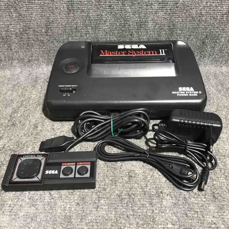 CONSOLA SEGA MASTER SYSTEM II ALEX KIDD+MANDO+RF+AC