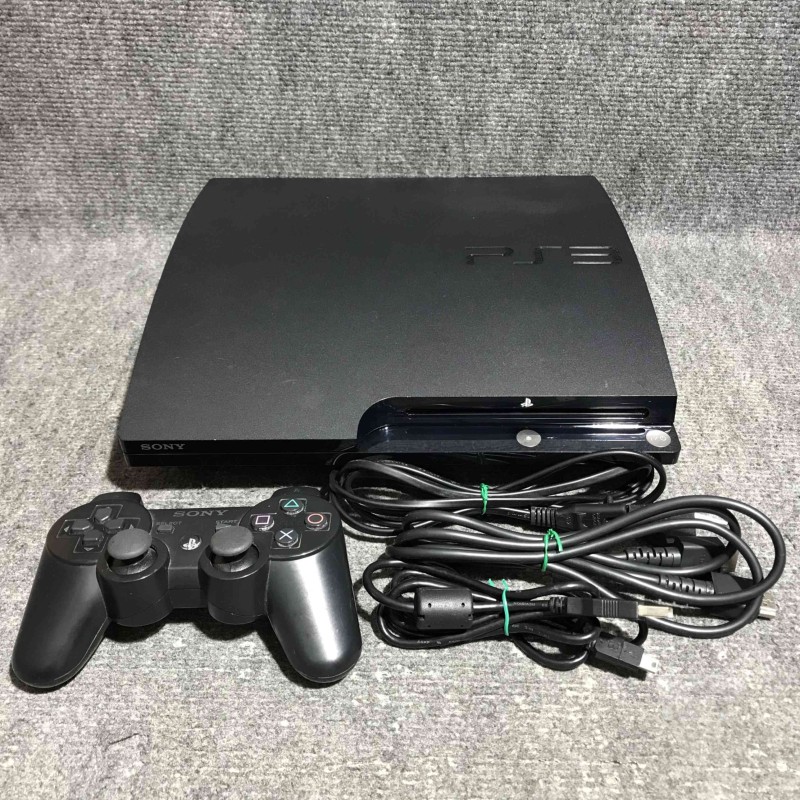CONSOLA SONY PLAYSTATION 3 SLIM 160GB+DUALSHOCK 3+USB+HDMI+AC PS3