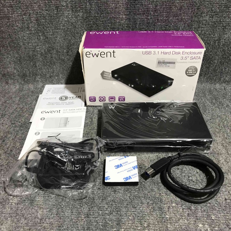 USB 3.1 HARD DISK ENCLOSURE 3.5" SATA PC