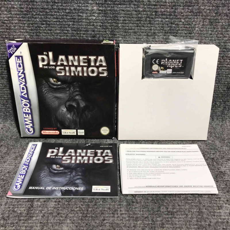EL PLANETA DE LOS SIMIOS NINTENDO GAME BOY ADVANCE GBA