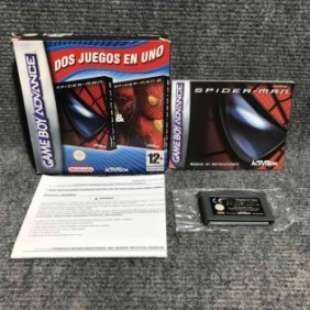 SPIDERMAN+SPIDERMAN 2 NINTENDO GAME BOY ADVANCE GBA