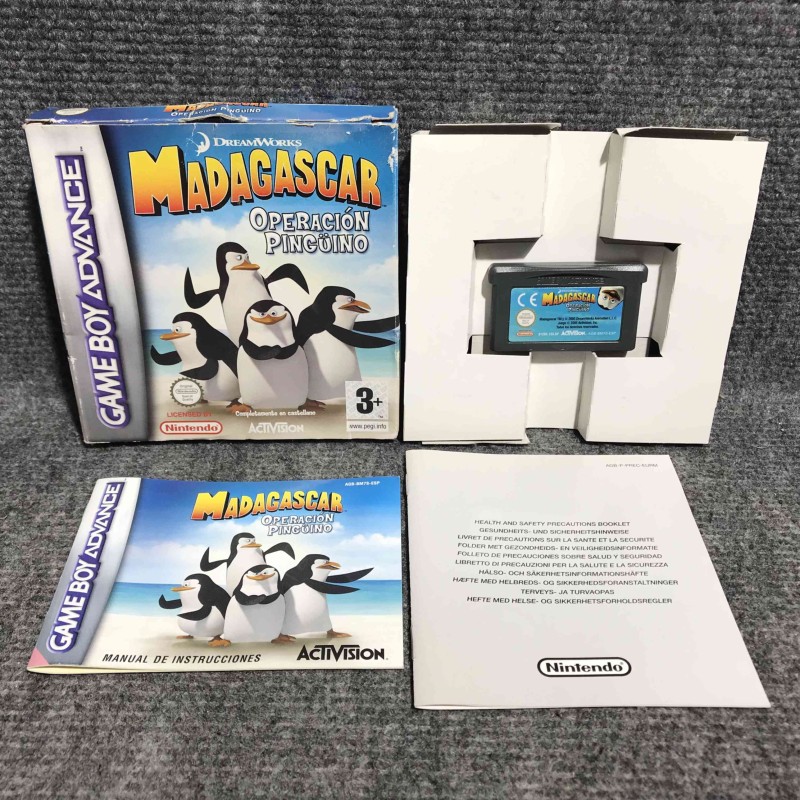 MADAGASCAR OPERACION PINGUINO NINTENDO GAME BOY ADVANCE GBA