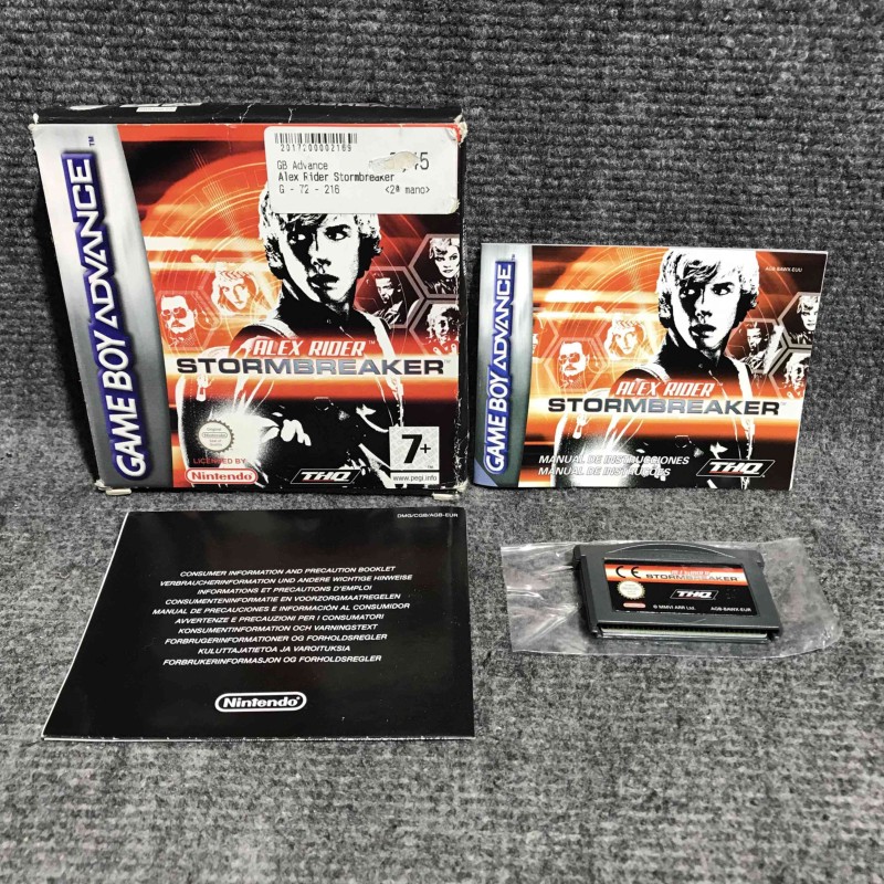 ALEX RIDER STORMBREAKER NINTENDO GAME BOY ADVANCE GBA