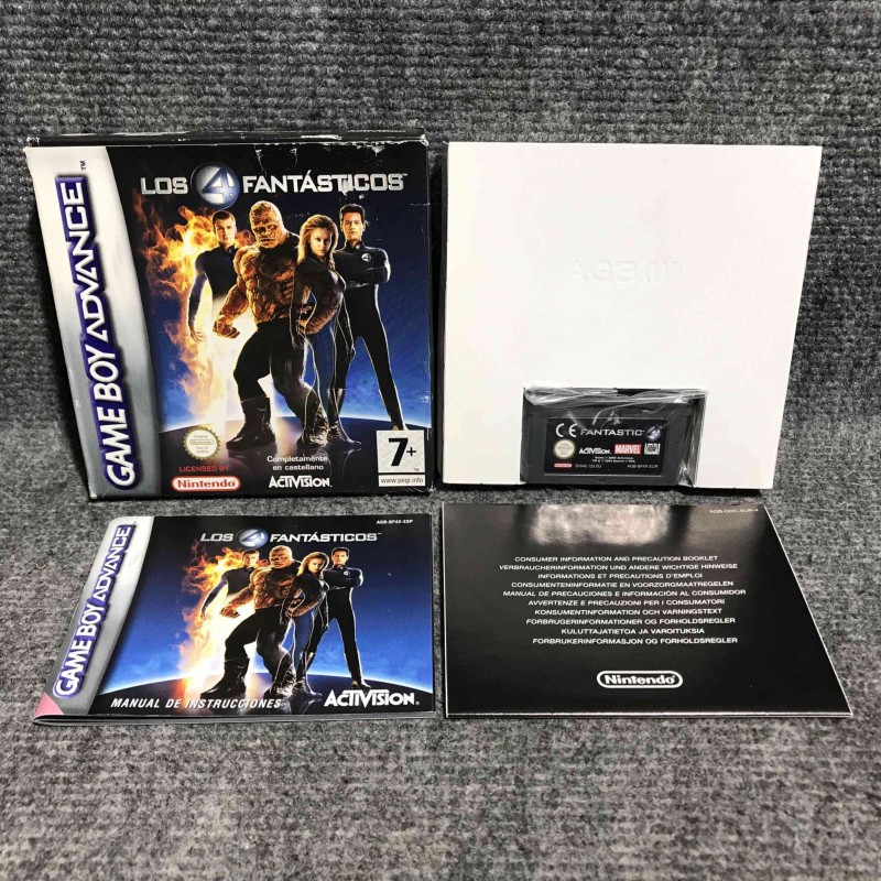 LOS 4 FANTASTICOS NINTENDO GAME BOY ADVANCE GBA