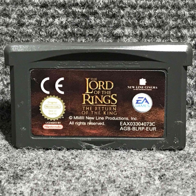 THE LORD OF THE RINGS THE RETURN OF THE KING NINTENDO GAME BOY ADVANCE GBA