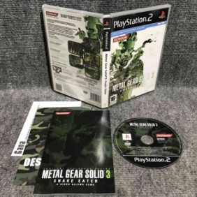 METAL GEAR SOLID 3 SNAKE EATER SONY PLAYSTATION 2 PS2
