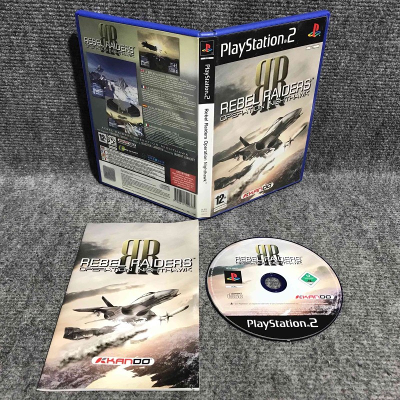 REBEL RAIDERS OPERATION NIGHTHAWK SONY PLAYSTATION 2 PS2