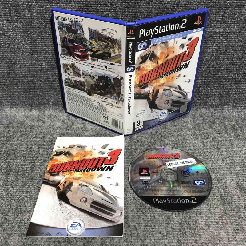 BURNOUT 3 TAKEDOWN SONY PLAYSTATION 2 PS2