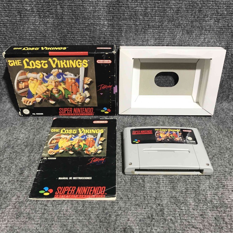 THE LOST VIKINGS SUPER NINTENDO SNES
