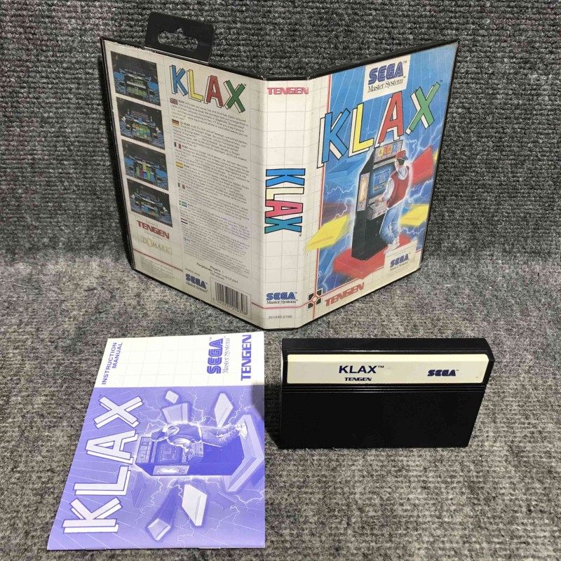 KLAX SEGA MASTER SYSTEM
