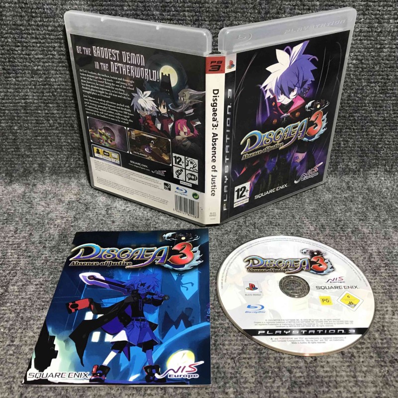 DISGAEA 3 ABSENCE OF JUSTICE SONY PLAYSTATION 3 PS3