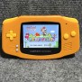 CONSOLA NINTENDO GAME BOY ADVANCE NARANJA+IPS+HDMI GBA