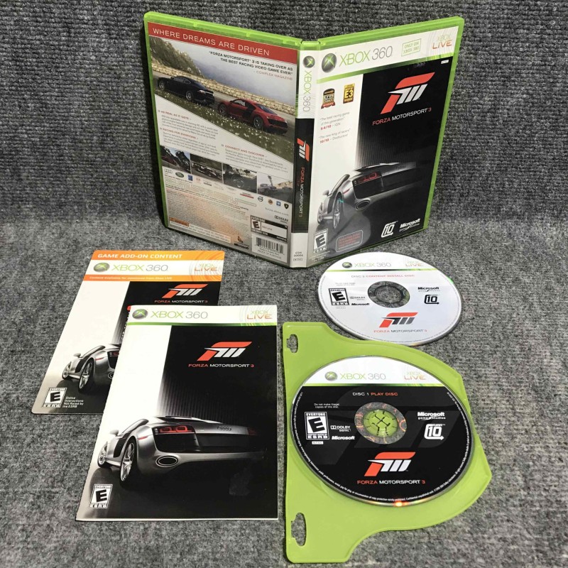 FORZA MOTORSPORT 3 USA MICROSOFT XBOX 360