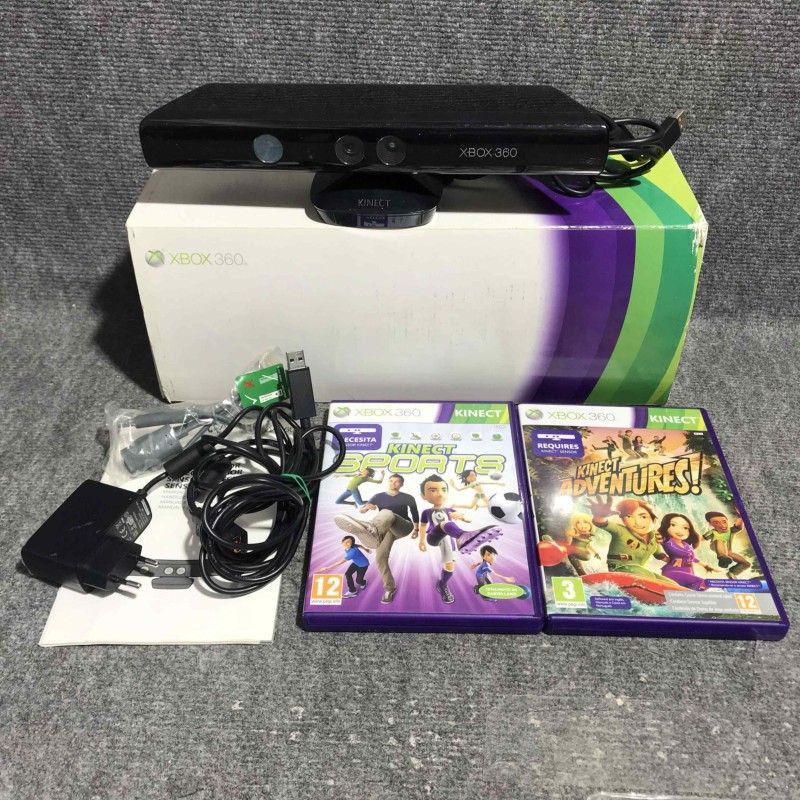 KINECT SENSOR+SPORTS+ADVENTURE MICROSOFT XBOX 360