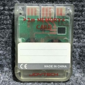 MEMORY CARD COMPATIBLE JOYTECH TRANSPARENTE 1MB SONY PLAYSTATION PS1