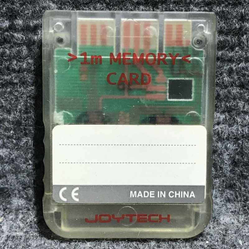 MEMORY CARD COMPATIBLE JOYTECH TRANSPARENTE 1MB SONY PLAYSTATION PS1