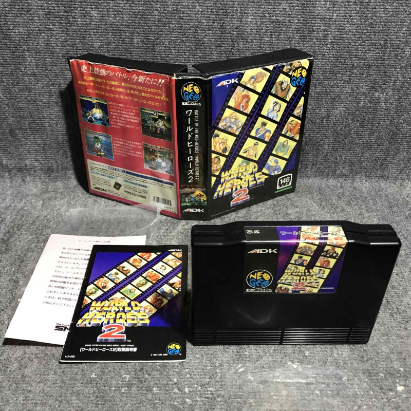 WORLD HEROES 2 JAP SNK NEO GEO AES