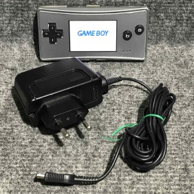 CONSOLA NINTENDO GAME BOY MICRO GRIS+CARGADOR