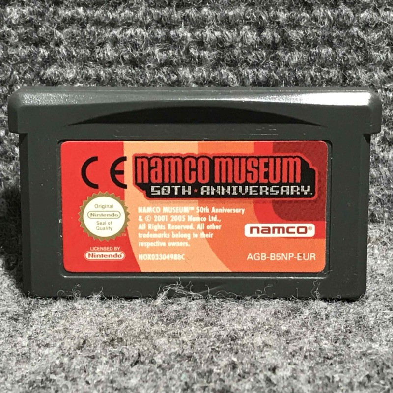 NAMCO MUSEUM 50TH ANNIVERSARY NINTENDO GAME BOY ADVANCE GBA