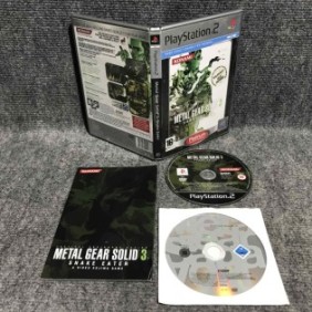 METAL GEAR SOLID 3 SNAKE EATER SONY PLAYSTATION 2 PS2