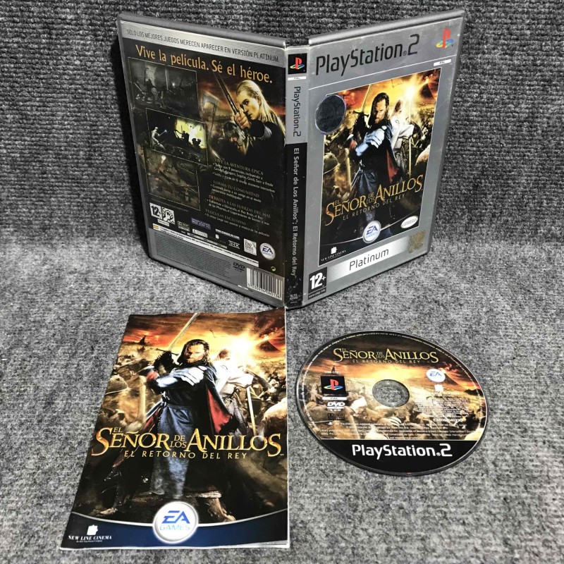 EL SEÑOR DE LOS ANILLOS EL RETORNO DEL REY SONY PLAYSTATION 2 PS2
