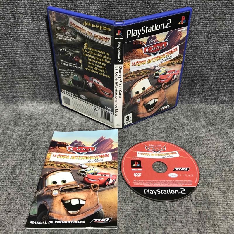 DISNEY PIXAR CARS LA COPA INTERNACIONAL DE MATE SONY PLAYSTATION 2 PS2