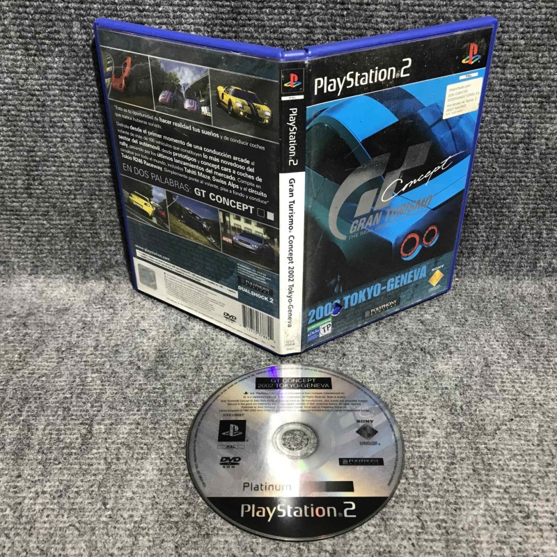 GRAN TURISMO CONCEPT 2002 TOKYO GENEVA SONY PLAYSTATION 2 PS2