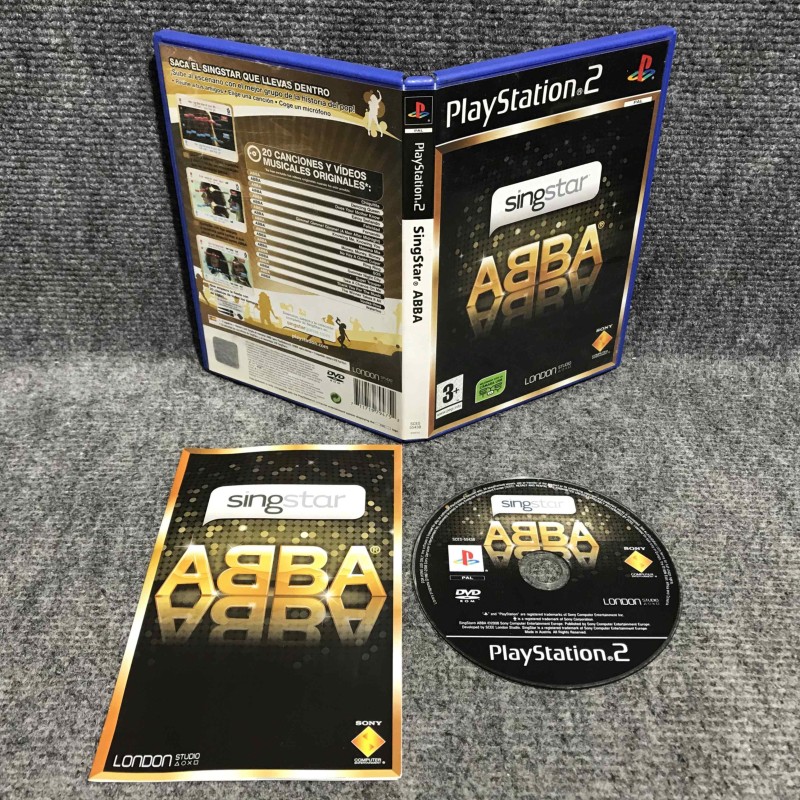 SINGSTAR ABBA SONY PLAYSTATION 2 PS2