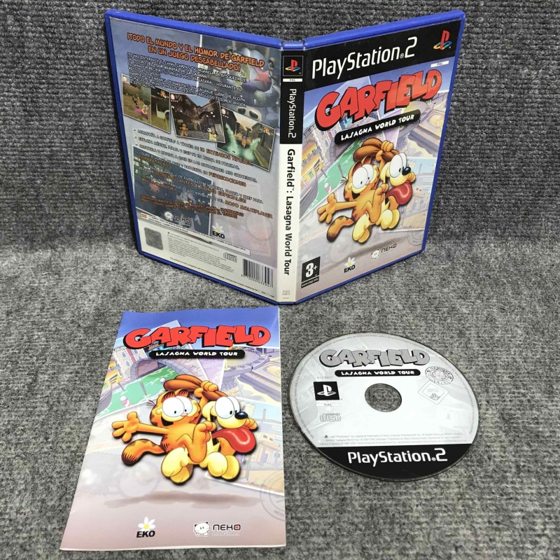 GARFIELD LASAGNA WORLD TOUR SONY PLAYSTATION 2 PS2