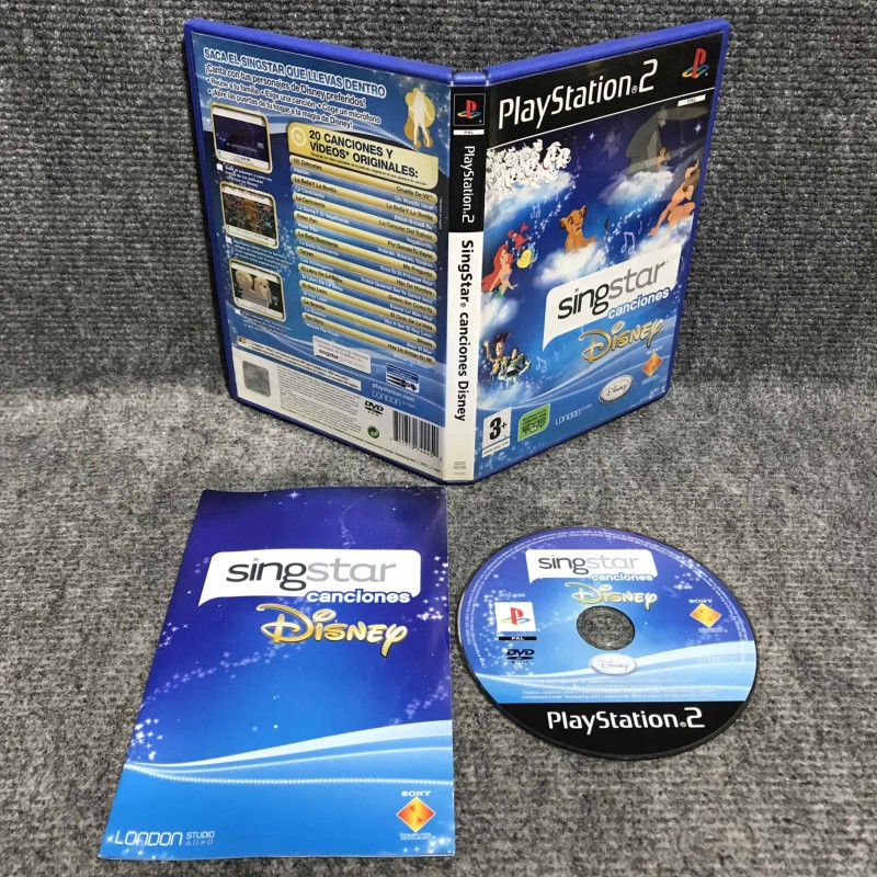 SINGSTAR CANCIONES DE DISNEY SONY PLAYSTATION 2 PS2