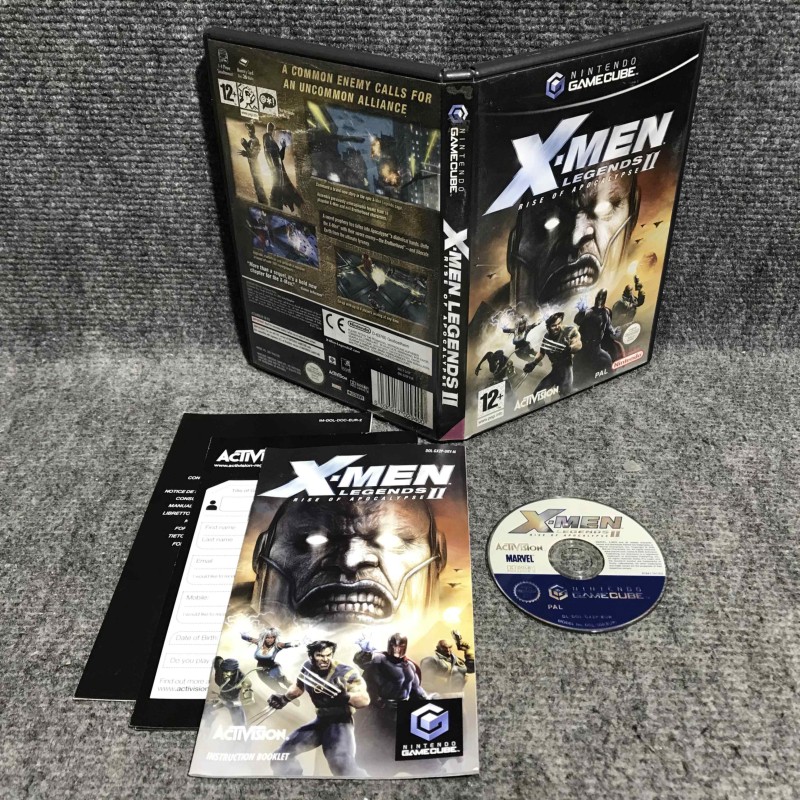 X MEN LEGENDS II RISE OF APOCALYPSIS NINTENDO GAME CUBE