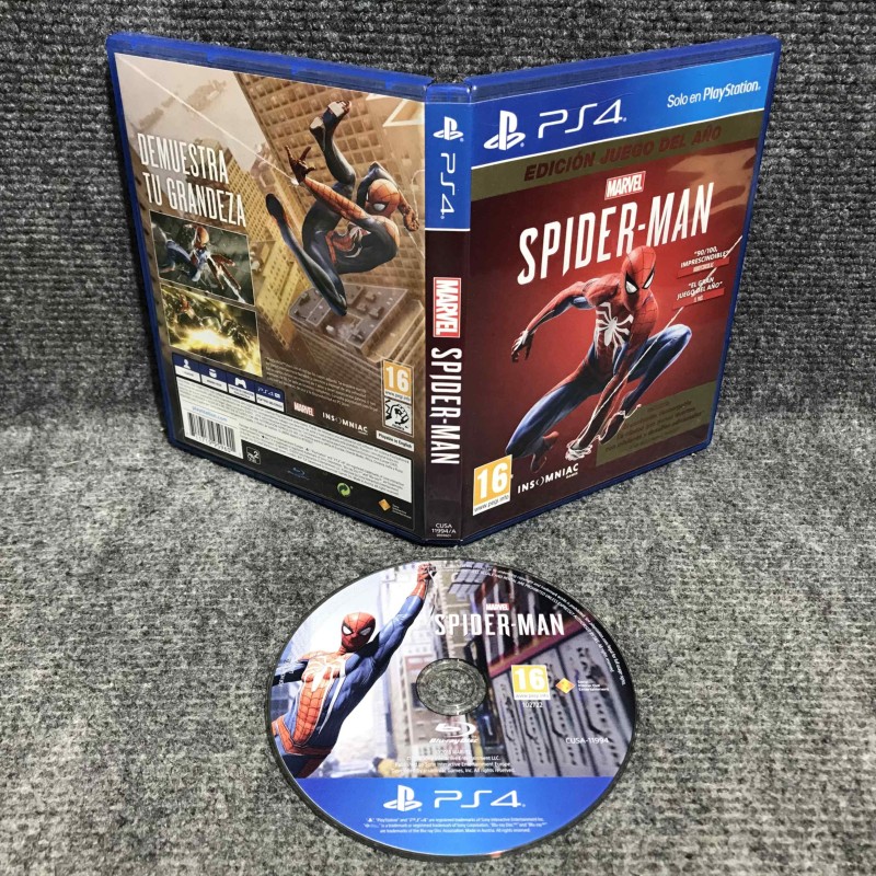 MARVEL SPIDERMAN SONY PLAYSTATION 4 PS4