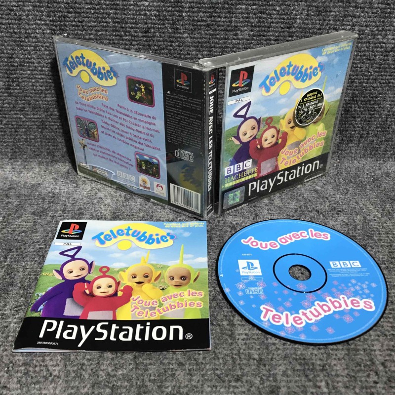 JOUE AVEC LES TELETUBBIES SONY PLAYSTATION PS1
