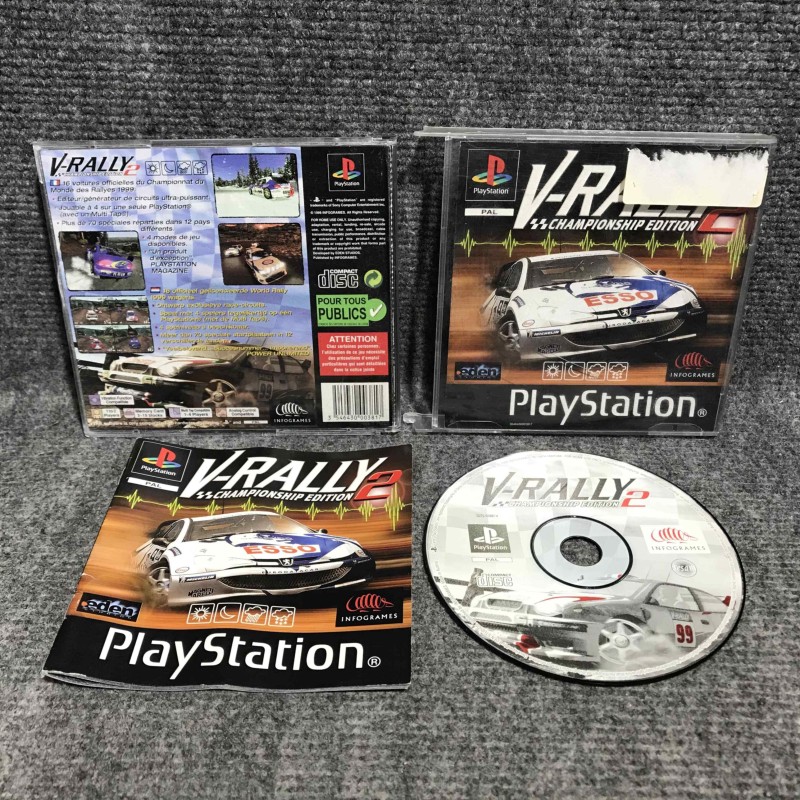 V RALLY 2 SONY PLAYSTATION PS1