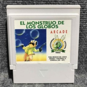 EL MONSTRUO DE LOS GLOBOS GLUK NINTENDO NES