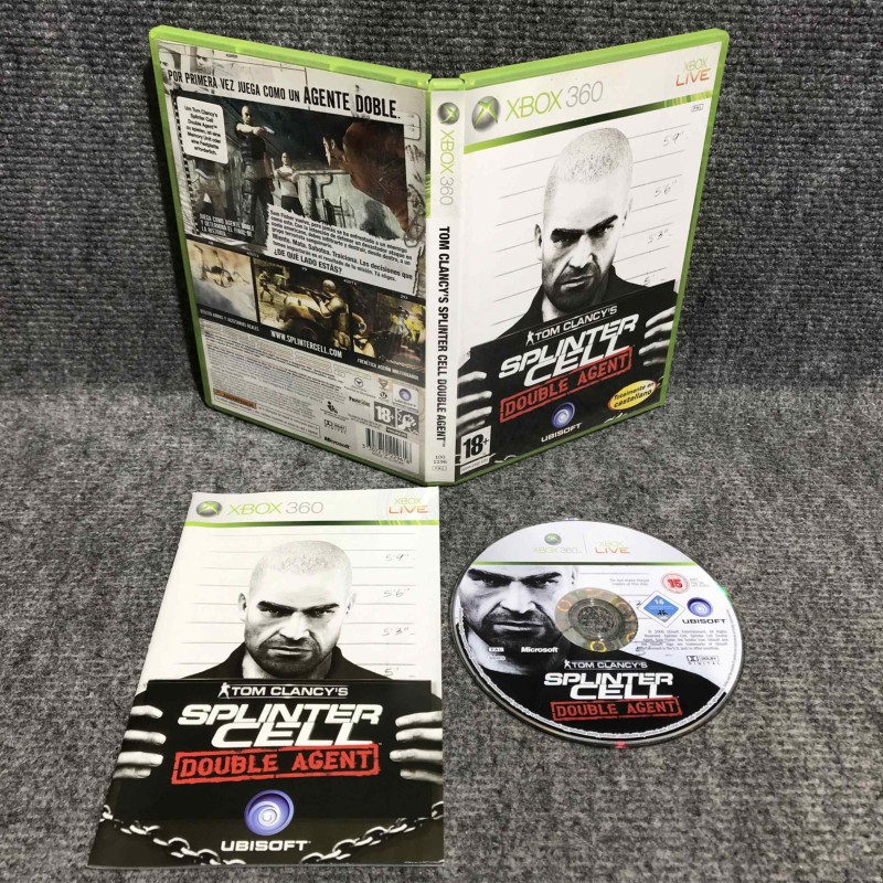 TOM CLANCYS SPLINTER CELL DOUBLE AGENT MICROSOFT XBOX 360