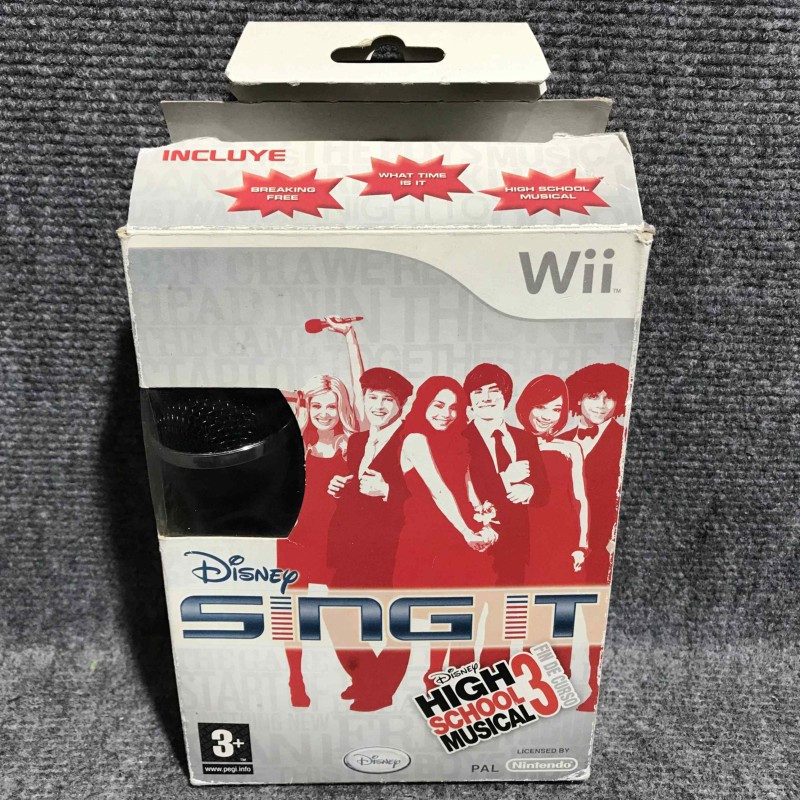 DISNEY SING IT HIGH SCHOOL MUSICAL 3 NINTENDO WII