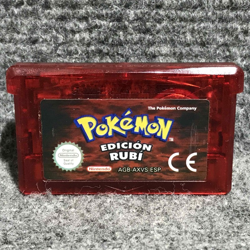 POKEMON RUBI NINTENDO GAME BOY ADVANCE GBA