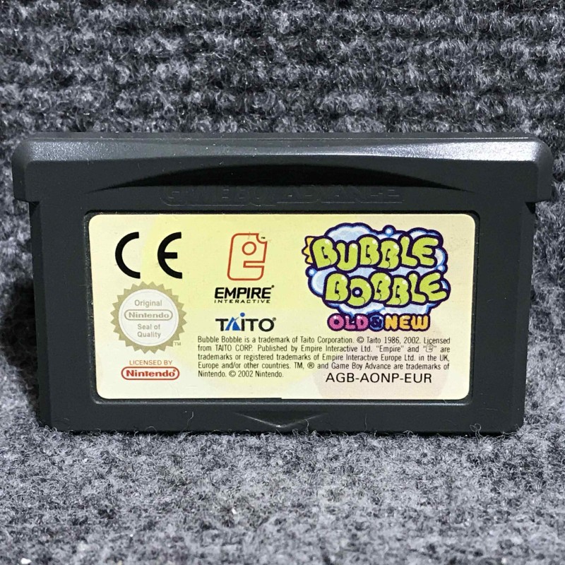 BUBBLE BOBBLE OLD AND NEW NINTENDO GAME BOY ADVANCE GBA
