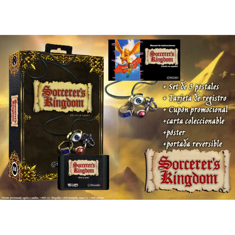 SORCERERS KINGDOM ESPAÑOL SEGA MEGA DRIVE 2026