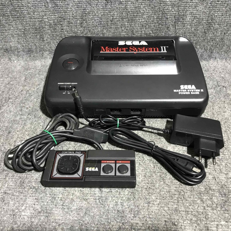 CONSOLA SEGA MASTER SYSTEM II ALEX KIDD+MANDO+RF+AC