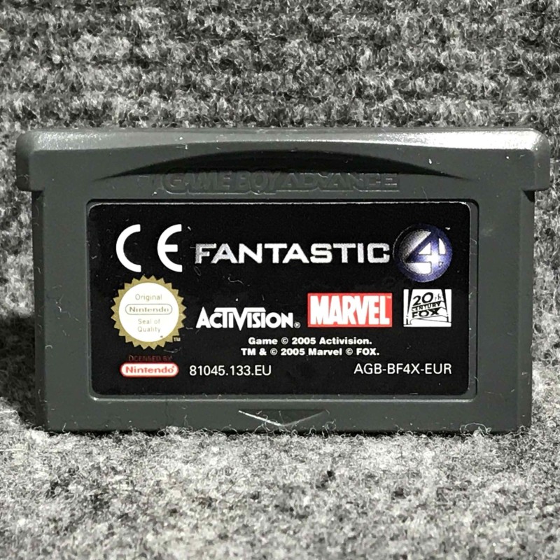 FANTASTIC 4 NINTENDO GAME BOY ADVANCE GBA