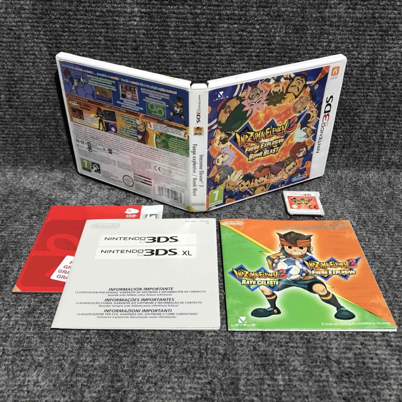 INAZUMA ELEVEN 3 FUEGO EXPLOSIVO NINTENDO 3DS