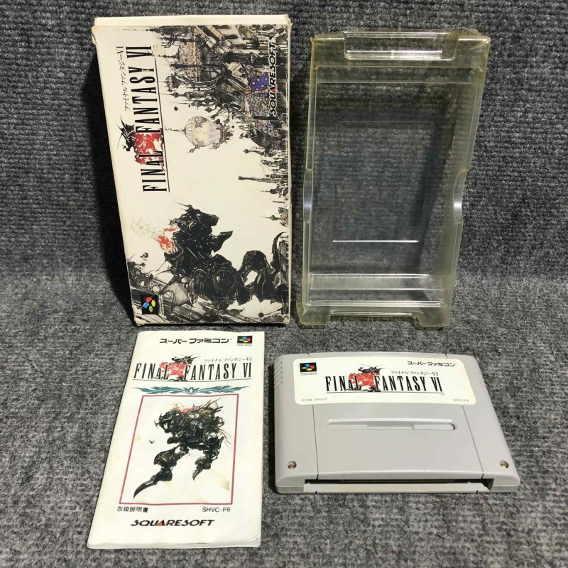 FINAL FANTASY VI JAP SUPER FAMICOM NINTENDO SNES