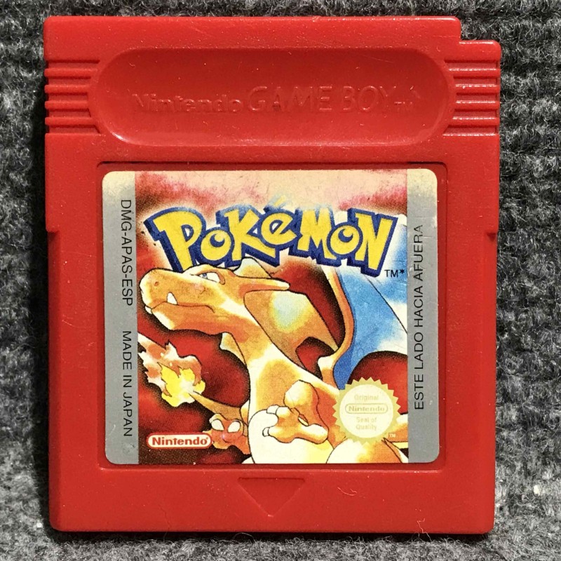 POKEMON ROJO NINTENDO GAME BOY GB