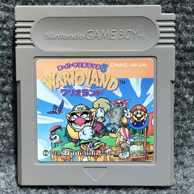 SUPER MARIO LAND 3 WARIO LAND JAP NINTENDO GAME BOY GB