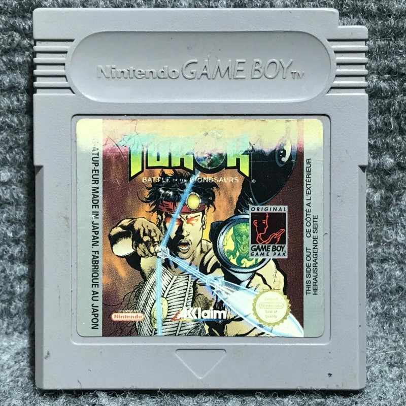 TUROK BATTLE OF THE DINOSAURS NINTENDO GAME BOY GB
