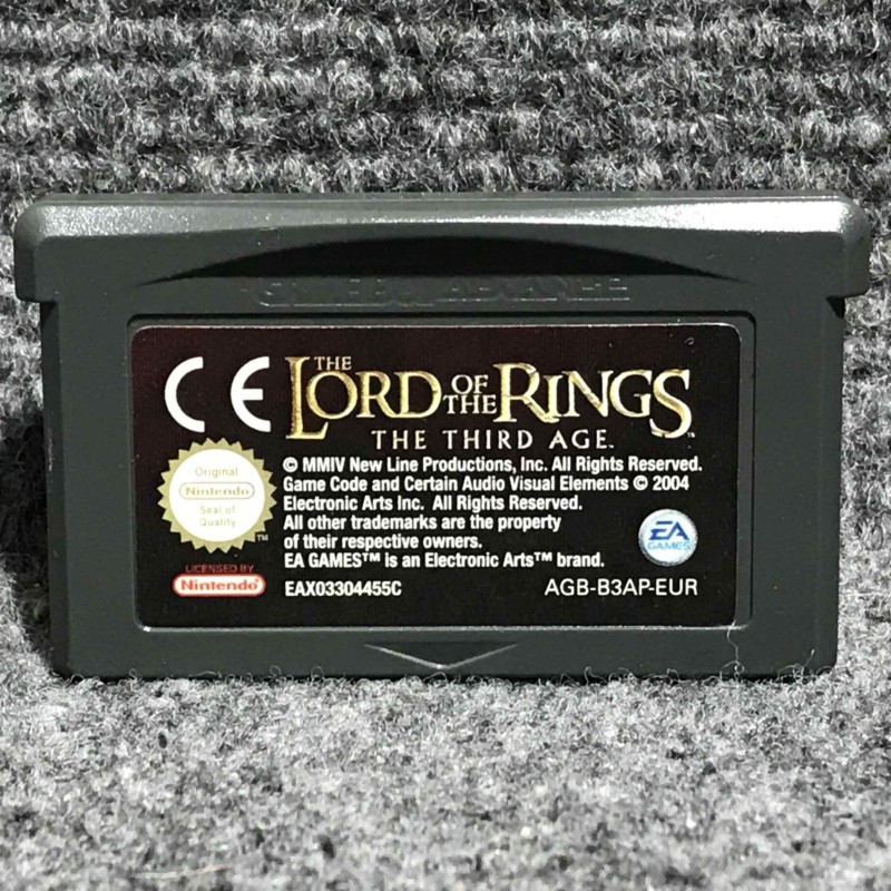 THE LORD OF THE RINGS THE THIRD AGE NINTENDO GAME BOY ADVANCE GBA