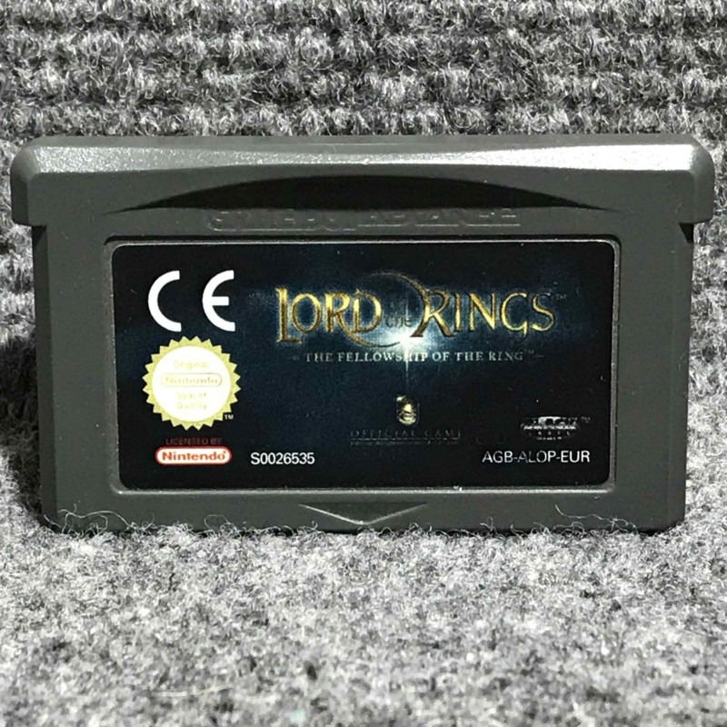 THE LORD OF THE RINGS THE FELLOWSHIP OF THE RING NINTENDO GAME BOY ADVANCE GBA
